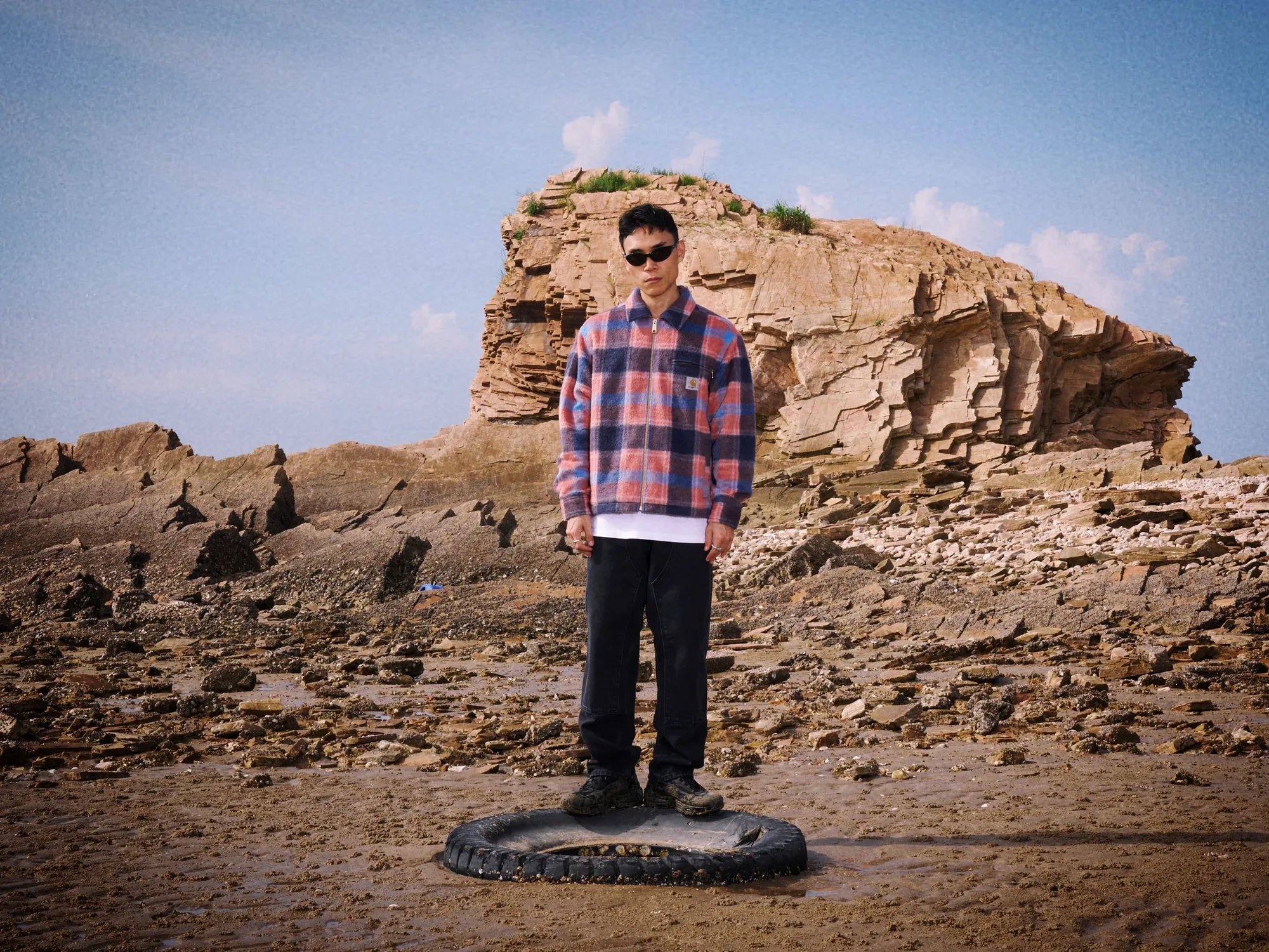 A selected image from the Carhartt WIP Hong Kong Autumn/Winter 2025 editorial. Image 5.