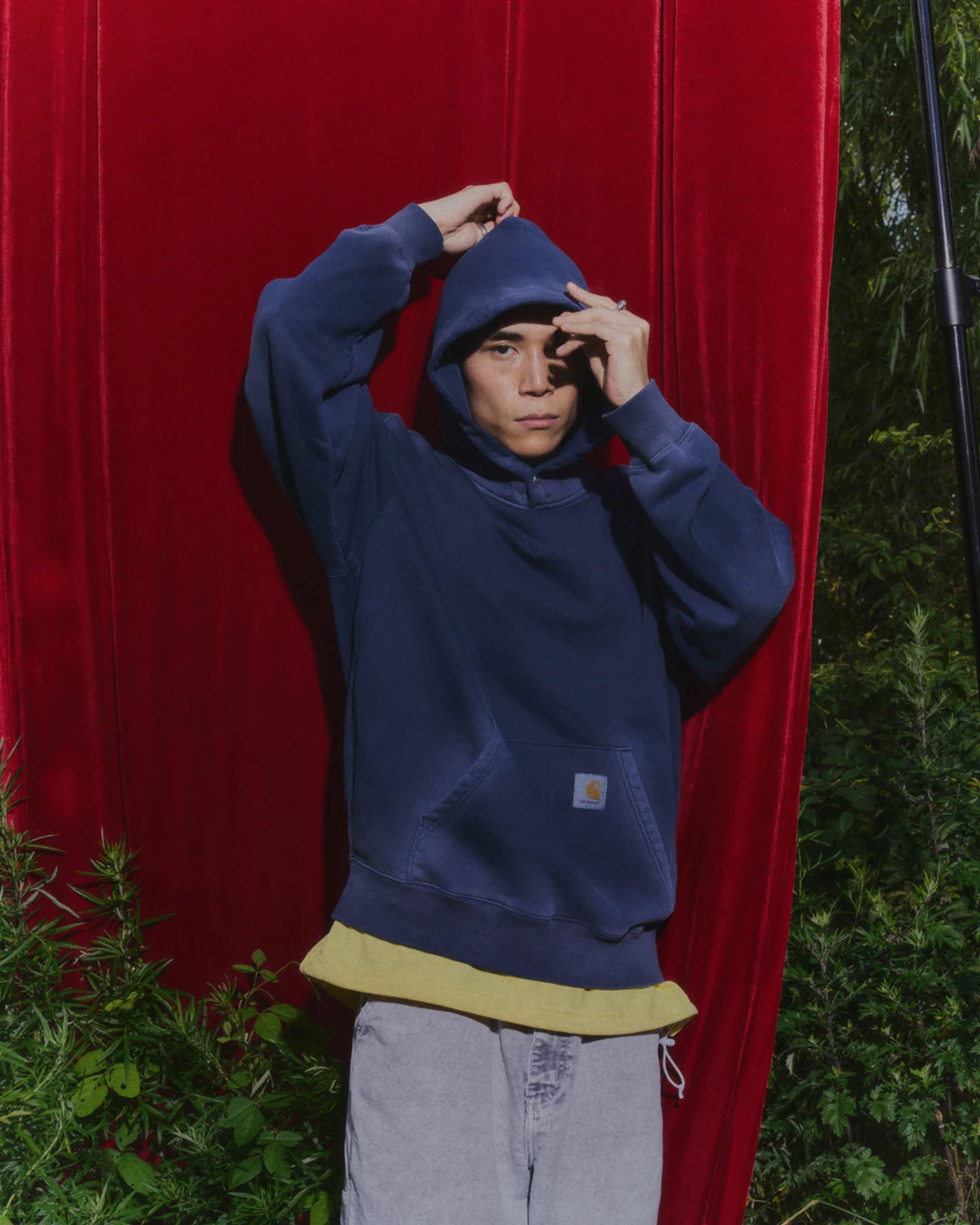 A selected image from the Carhartt WIP Hong Kong Autumn/Winter 2025 editorial. Image 8.